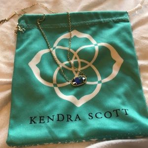 Kendra Scott Elisa Pendant in Royal Blue Opal